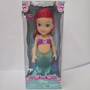 Disney Store - The Little Mermaid ARIEL 16" Toddler Doll NIB